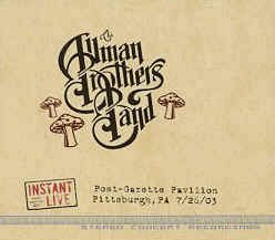 2003‐07‐26 Post‐Gazette Pavilion, Pittsburgh, PA