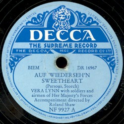 Auf Wiederseh'n Sweetheart / The Parting Song