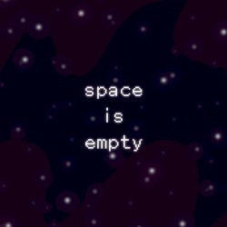 space is empty.