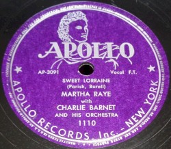 Sweet Lorraine / I Cover the Waterfront