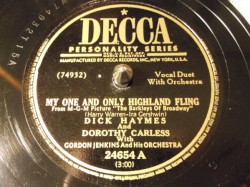 My One and Only Highland Fling / I'll Keep the Lovelight Burning