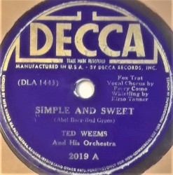 Simple and Sweet / The Cute Little Hat Check Girl