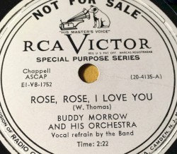 Rose, Rose I Love You / (What Can I Say) After I Say I'm Sorry?