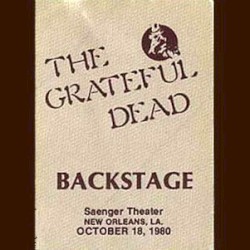 1980‐10‐18: Saenger Theatre, New Orleans, LA, USA