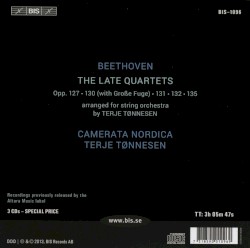 The Late Quartets Arranged for String Orchestra