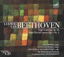 Beethoven: Triple Concerto, Op. 56; Piano Trio in C Minor, Op.1 No. 3