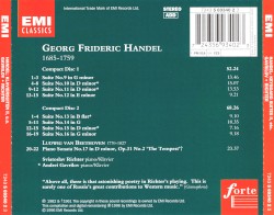 Handel: Keyboard Suites II / Beethoven: Piano Sonata, op. 31 no. 2