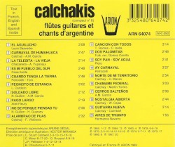Flûtes Guitares et chants d'Argentine