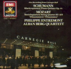 Schumann: Piano Quintet, op. 44 / Mozart: String Quartet, KV 465 "Dissonance"
