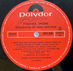 Fischer Chöre - Orchester Hans Bertram