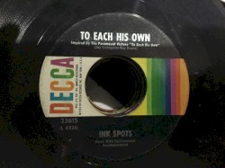 To Each His Own / I Never Had a Dream Come True