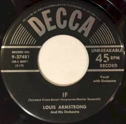 If / (I Wonder Why) You're Just in Love