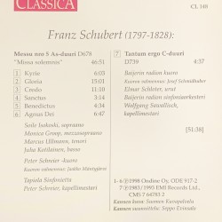 Missa solemnis / Tantum ergo