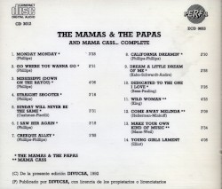 The Mamas & the Papas and Mama Cass... Complete