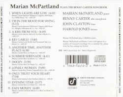Marian McPartland Plays the Benny Carter Songbook