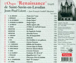 L'Orgue Renaissance (1557) de Saint-Savin-en-Lavedan