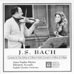 Concerto for Two Violins in D minor / Violin Concertos in A minor & E major