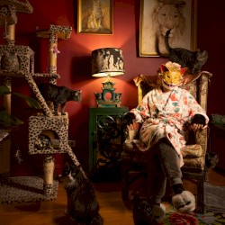 Portrait of a Cat Lady