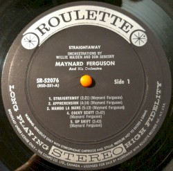 "Straightaway" Jazz Themes