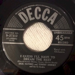 I Guess I'll Have to Dream the Rest / Everything Happens to Me