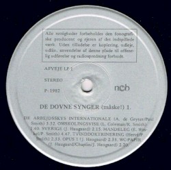De dovne synger (Måske!)