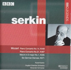 Piano Concerto no. 14 K. 449 / Piano Concerto no. 21 / March in D major K. 335 / Six German Dances K. 571