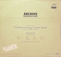 The Works of George Frederick Handel: Series A: Orchestral Concertos