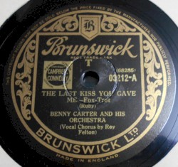 The Last Kiss You Gave Me / Boogie Woogie Sugar Blues