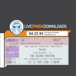1993-04-22: The Agora Theatre, Cleveland, OH, USA