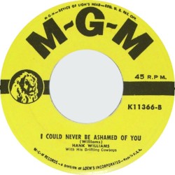 I'll Never Get Out of This World Alive / I Could Never Be Ashamed of You