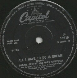 All I Have to Do Is Dream / Walk Right Back