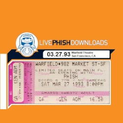 1993-03-27: Warfield Theatre, San Francisco, CA, USA