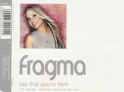 Say That You're Here