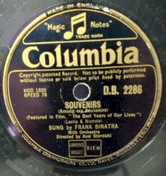 Souvenirs (Among My Souvenirs) / September Song