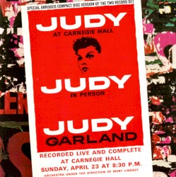 Judy at Carnegie Hall