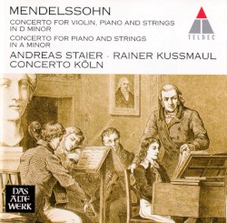 Concerto for Violin, Piano and Strings in D minor / Concerto for Piano and Strings in A minor