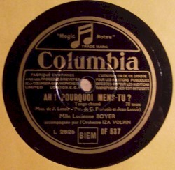 Ah ! Pourquoi mens-tu ? / Le Plus Joli Rêve