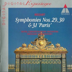 Symphonies nos. 29, 30 & 31 “Paris”