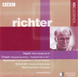 Haydn: Piano Sonata no. 37 / Chopin: Nocturne op. 72 no. 1 / Nocturne op. 15 no. 1 / Beethoven: Piano Sonata no. 11 / Eroica Variations / Schumann: Études symphoniques / Rachmaninov: 12 Preludes