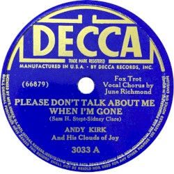 Please Don't Talk About Me When I'm Gone / Why Go on Pretending