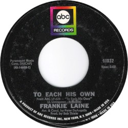 To Each His Own / I'm Happy to Hear You're Sorry