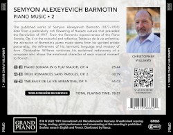 Barmotin: Piano Music, Vol. 2