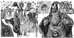 Gay Witch Abortion / The Grasshopper Lies Heavy Split