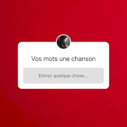 Vos mots une chanson