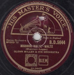 Missouri Waltz / Beautiful Ohio