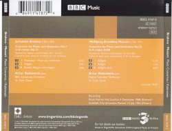 Brahms: Piano Concerto no. 1 / Mozart: Piano Concerto no. 23