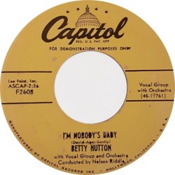 I'm Nobody's Baby / Hot Dog! That Made Him Mad