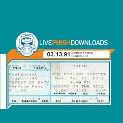 1991-03-13: Boulder Theater, Boulder, CO, USA