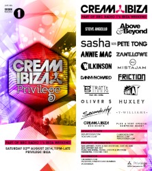 2014-08-03: BBC Radio 1 Essential Mix: Cream, Privilege, Ibiza