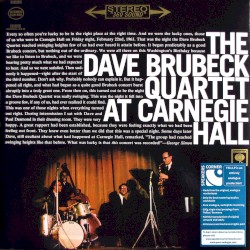The Dave Brubeck Quartet at Carnegie Hall